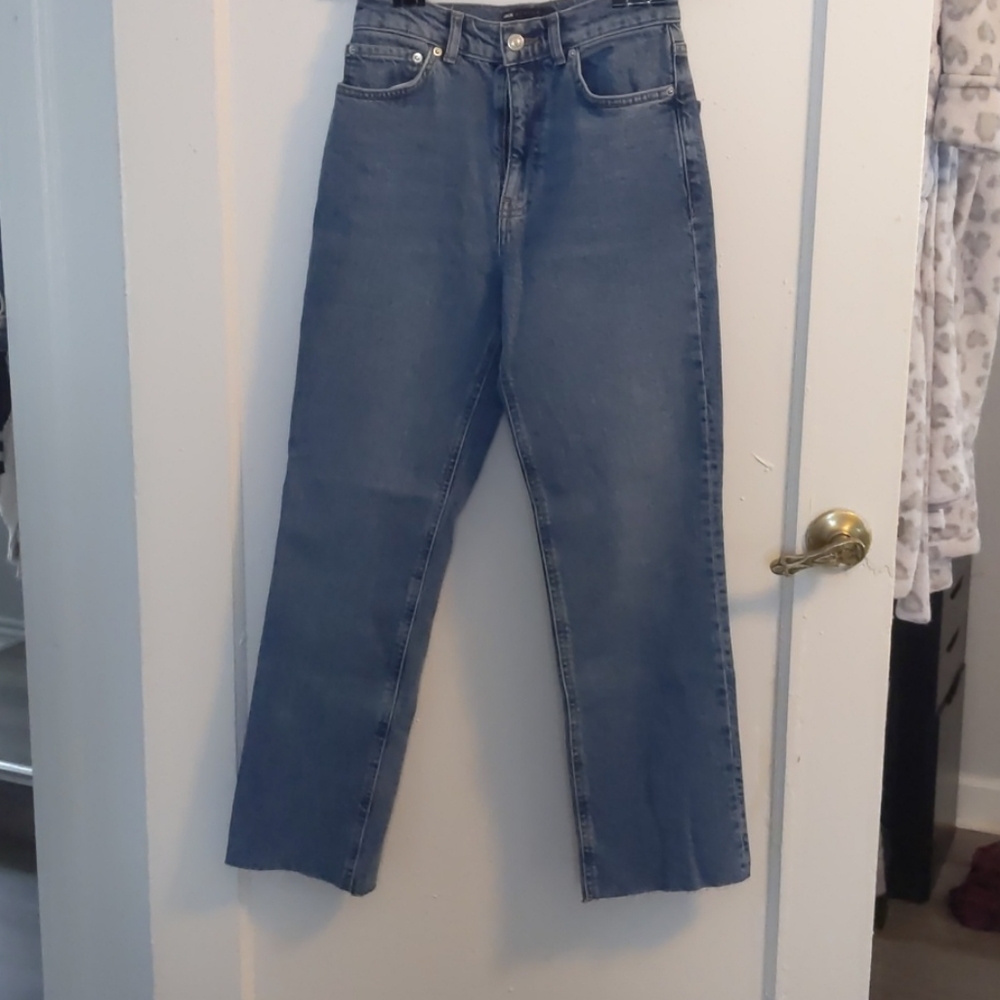 Women's high waist kick flair jeans